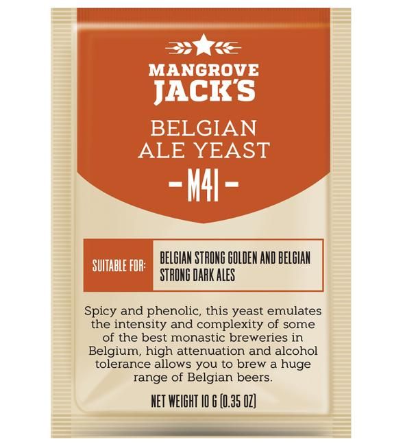 Mangrove Jack's CS Yeast M41 Belgian Ale (10g) - All Things Fermented | Home Brew Supplies Shop Wellington Kapiti NZ