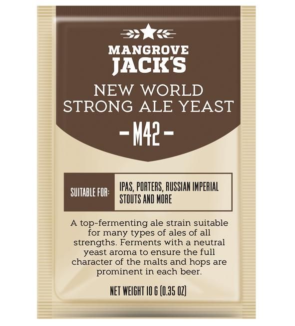 Mangrove Jack's CS Yeast M42 - New World Strong Ale (10g) - All Things Fermented | Home Brew Supplies Shop Wellington Kapiti NZ