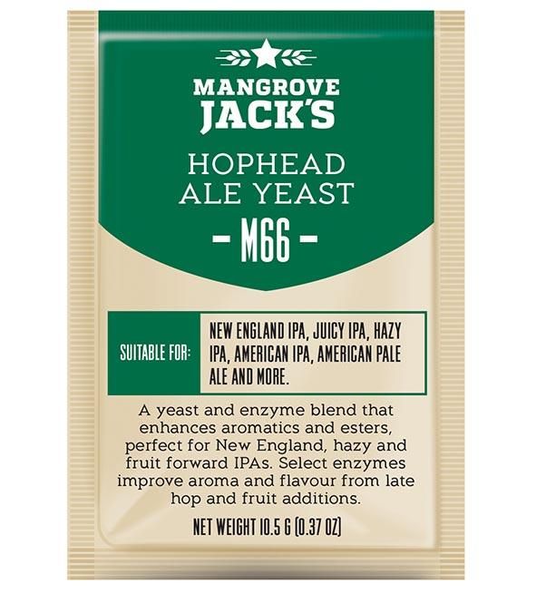 Mangrove Jack&#39;s CS Yeast M66 Hophead Ale (Yeast 10g) - All Things Fermented | Home Brew Supplies Shop Wellington Kapiti NZ