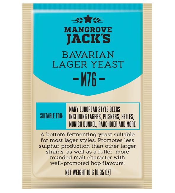 Mangrove Jack&#39;s CS Yeast M76 Bavarian Lager (10g) - All Things Fermented | Home Brew Supplies Shop Wellington Kapiti NZ