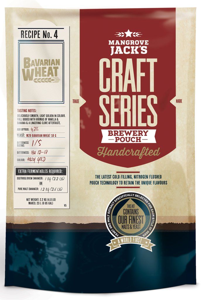 Mangrove Jack's Craft Series Bavarian Wheat - 2.2kg - All Things Fermented | Home Brew Supplies Shop Wellington Kapiti NZ