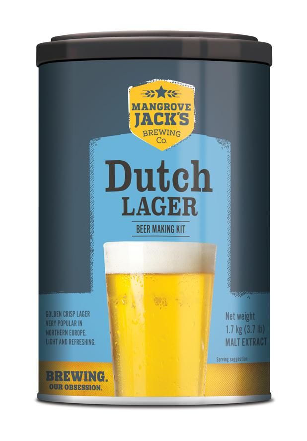 Mangrove Jack&#39;s International Dutch Lager 1.7kg - All Things Fermented | Home Brew Supplies Shop Wellington Kapiti NZ