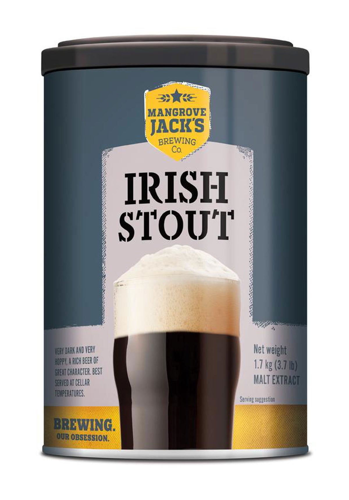 Mangrove Jack&#39;s International Irish Stout 1.7kg - All Things Fermented | Home Brew Supplies Shop Wellington Kapiti NZ
