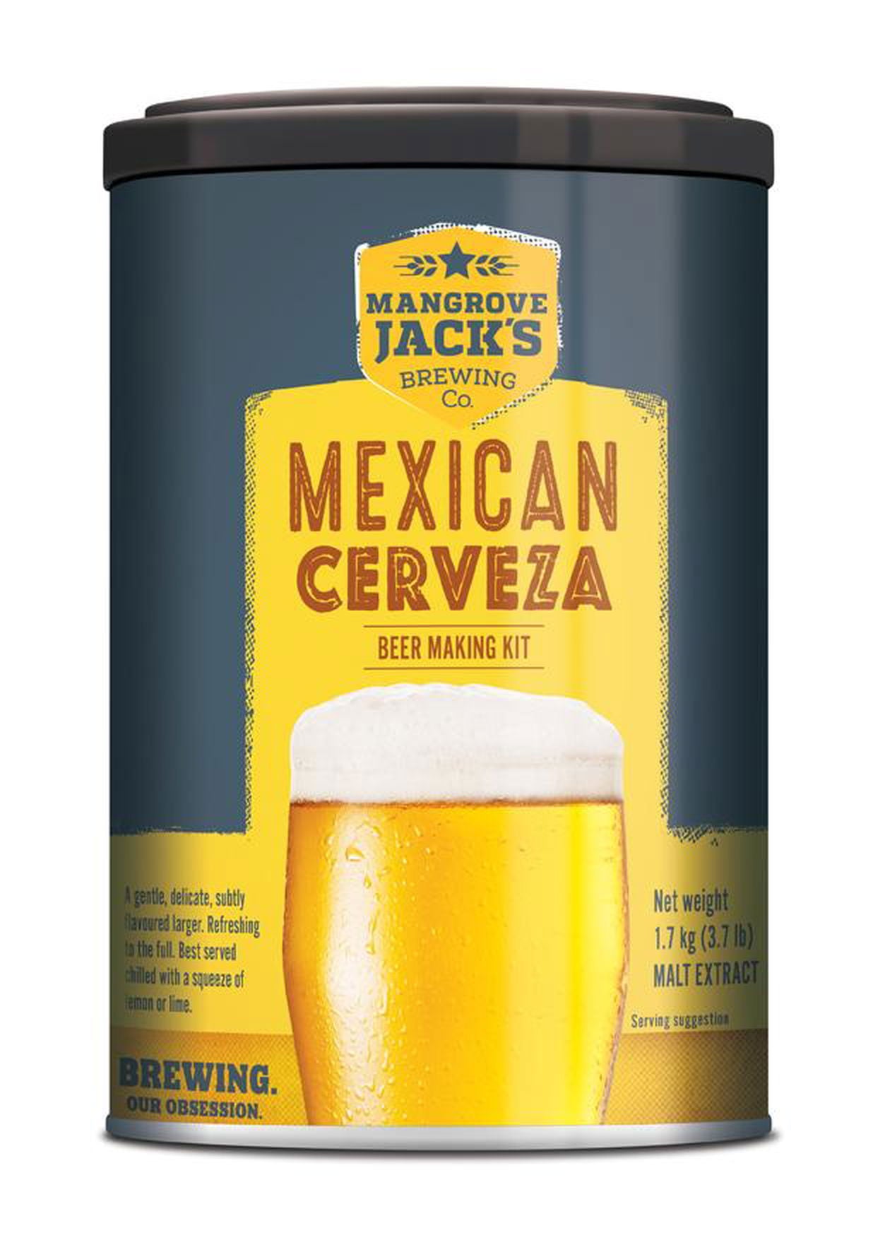 Mangrove Jack's International Mexican Cerveza 1.7kg - All Things Fermented | Home Brew Supplies Shop Wellington Kapiti NZ