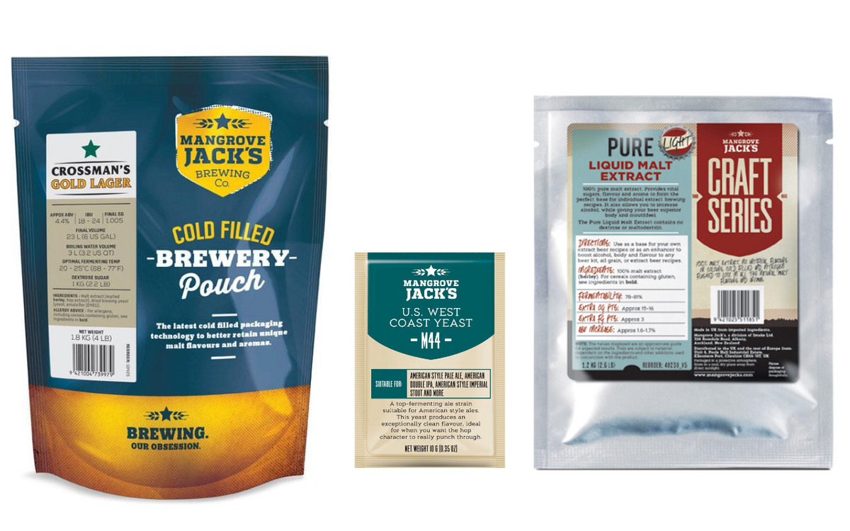 Mangrove Jack&#39;s James Squire Golden Ale - All Things Fermented | Home Brew Supplies Shop Wellington Kapiti NZ