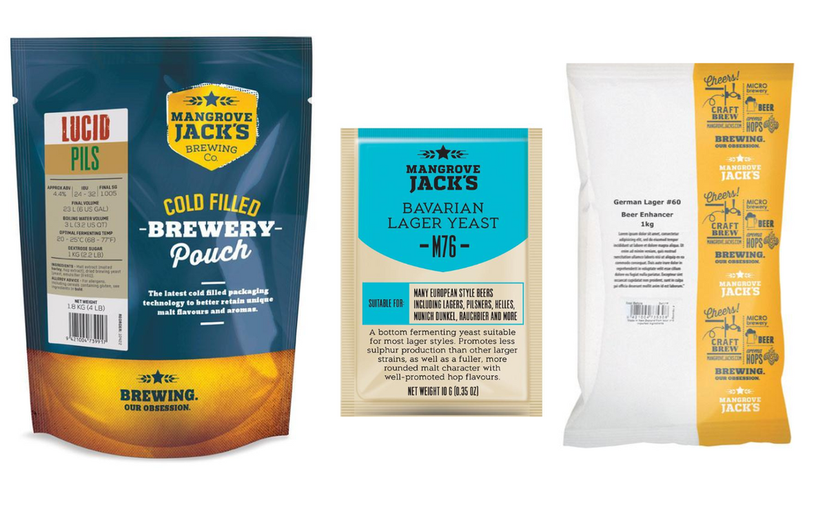 Mangrove Jack&#39;s Steinlager Clone (cold fermentation 8℃ - 14℃) - All Things Fermented | Home Brew Supplies Shop Wellington Kapiti NZ