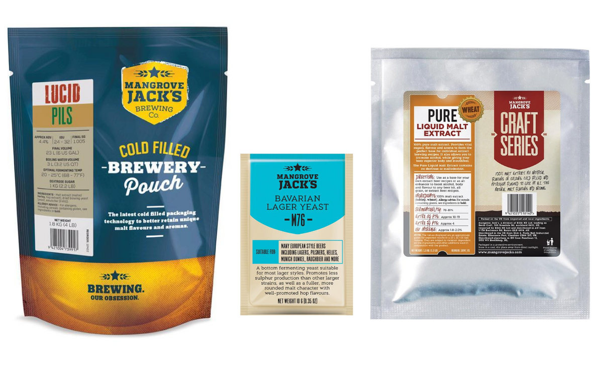 Mangrove Jack&#39;s Stella Artois Clone (cold fermentation 8℃ - 14℃) - All Things Fermented | Home Brew Supplies Shop Wellington Kapiti NZ