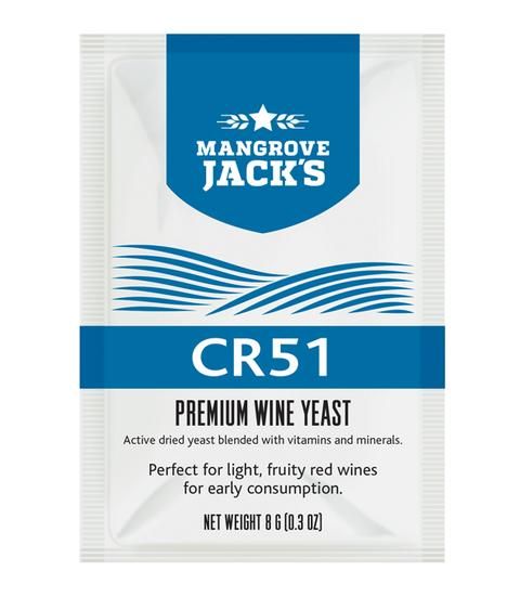 Mangrove Jacks CR51 Premium Wine Yeast - All Things Fermented | Home Brew Supplies Shop Wellington Kapiti NZ