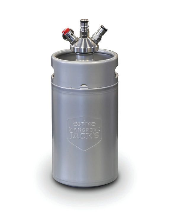 Mangrove Jacks Mini Keg with Ball Lock Cap 3L - All Things Fermented | Home Brew Supplies Shop Wellington Kapiti NZ