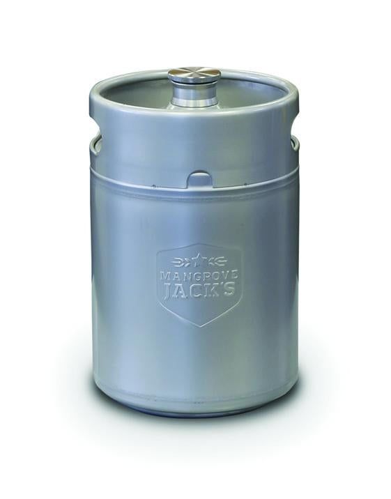 Mangrove Jacks Mini Keg with Ball Lock Cap 5L - All Things Fermented | Home Brew Supplies Shop Wellington Kapiti NZ