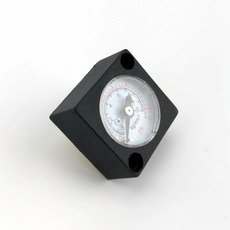 Mini Gauge 0-15psi (0-1.5bar) - For Inline Duotight Regulator Or Blowtie - All Things Fermented | Home Brew Supplies Shop Wellington Kapiti NZ