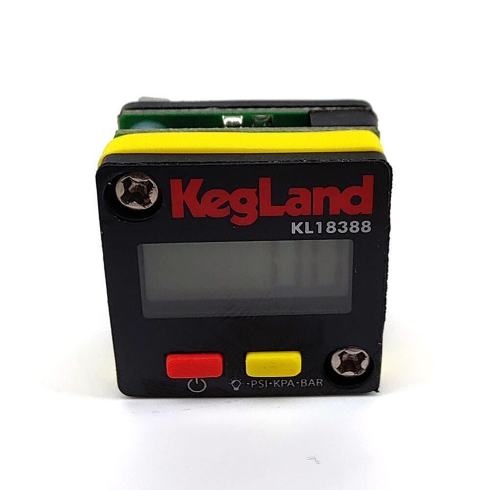 Mini Gauge 0-90psi for Integrated Blowtie and In-line regulators - Digital Illuminated - All Things Fermented | Home Brew Supplies Shop Wellington Kapiti NZ