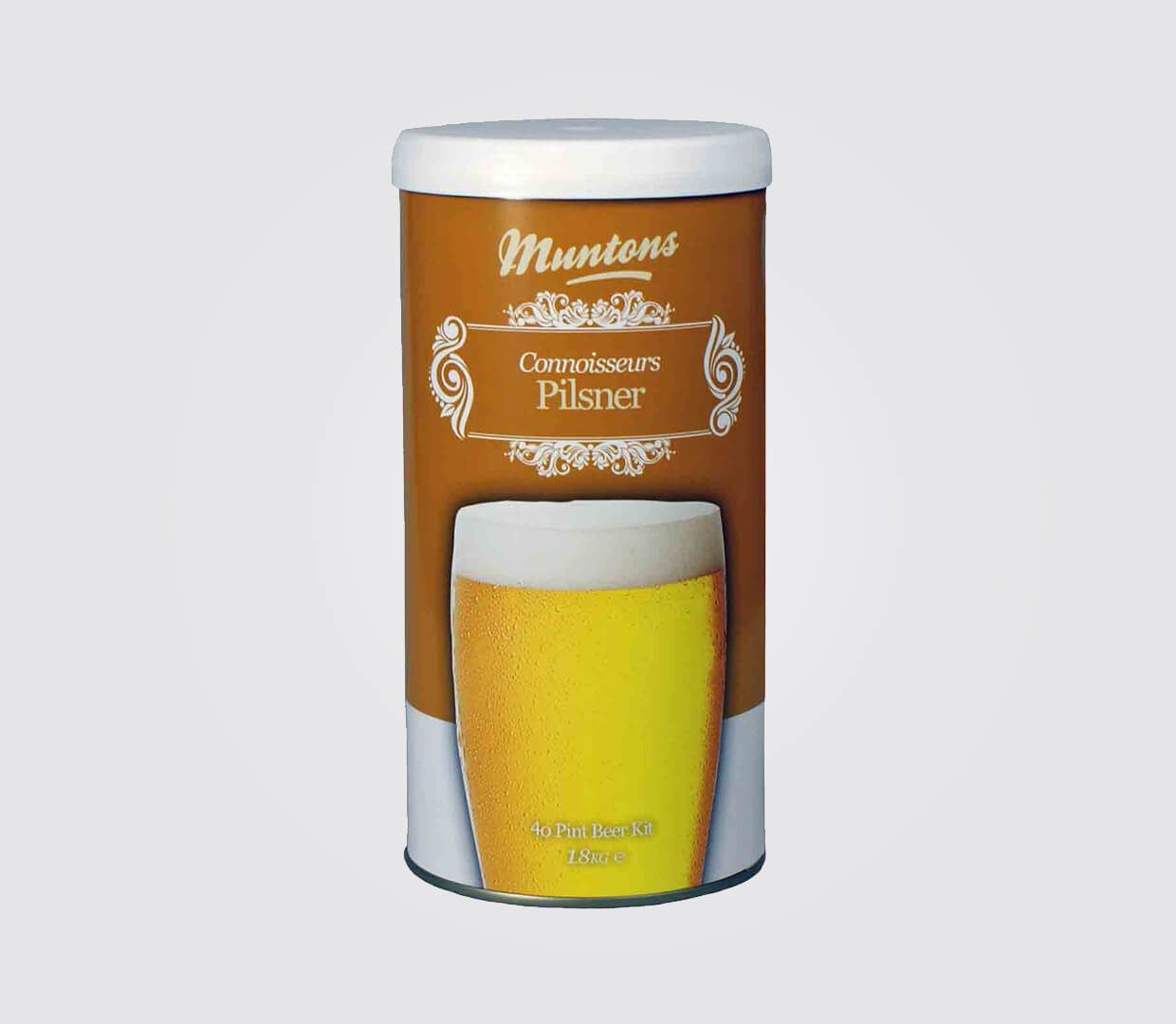 Muntons Connoisseurs Range Pilsner 1.8kg - All Things Fermented | Home Brew Supplies Shop Wellington Kapiti NZ