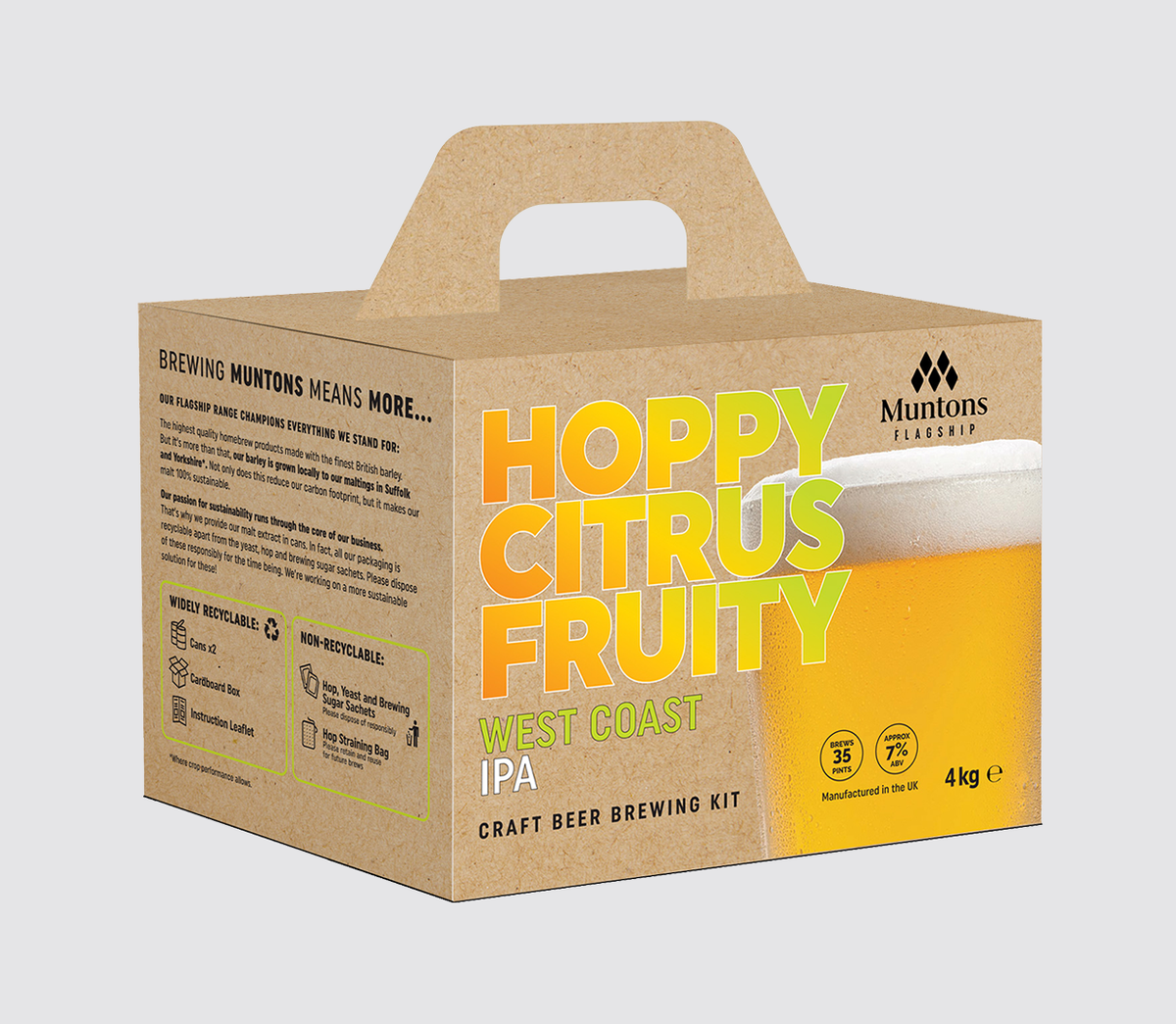 Muntons Flagship Range West Coast IPA - All Things Fermented | Home Brew Supplies Shop Wellington Kapiti NZ