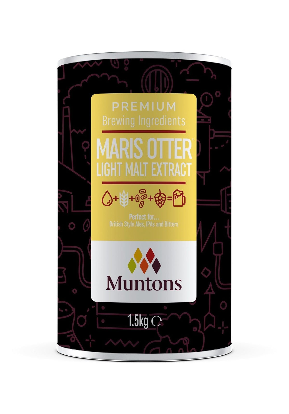Muntons Maris Otter Light Extract 1.5kg - All Things Fermented | Home Brew Supplies Shop Wellington Kapiti NZ