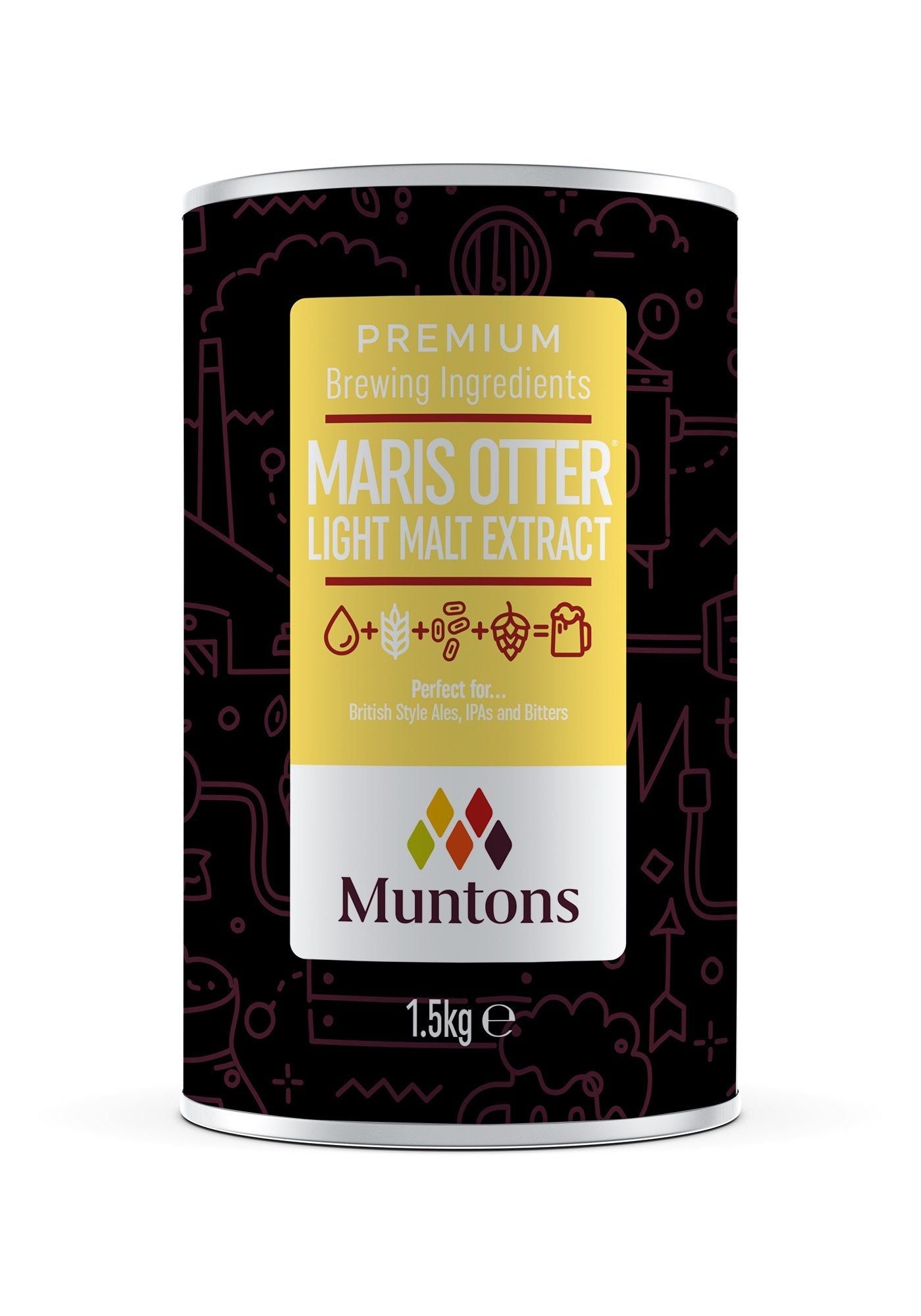 Muntons Maris Otter Light Extract 1.5kg - All Things Fermented | Home Brew Supplies Shop Wellington Kapiti NZ