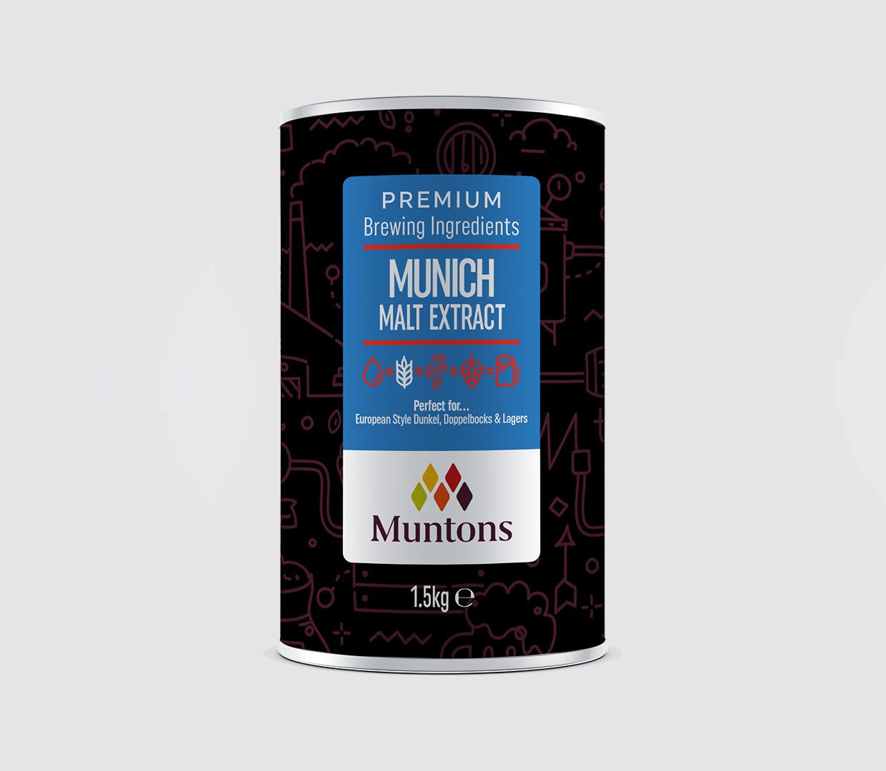 Muntons Munich Malt Extract 1.5kg - All Things Fermented | Home Brew Supplies Shop Wellington Kapiti NZ