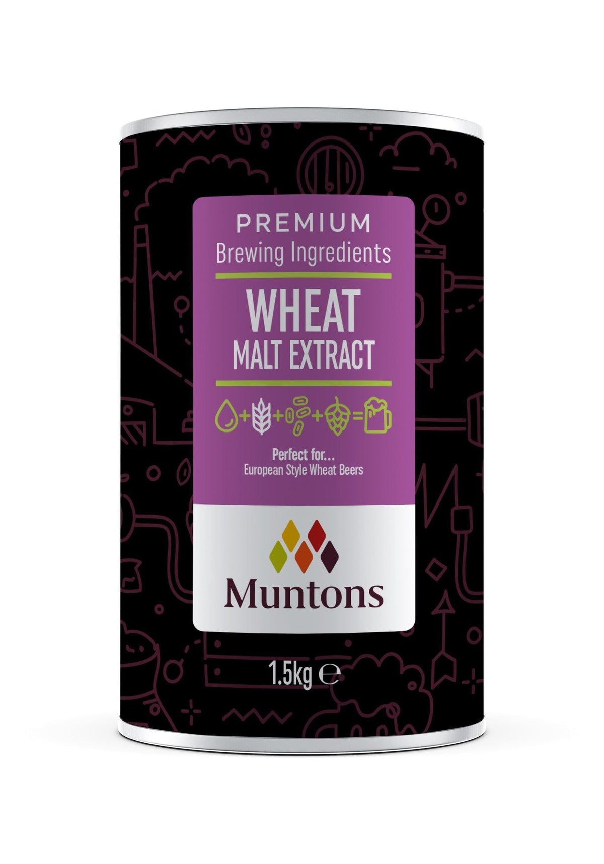 Muntons Wheat Extract 1.5kg - All Things Fermented | Home Brew Supplies Shop Wellington Kapiti NZ