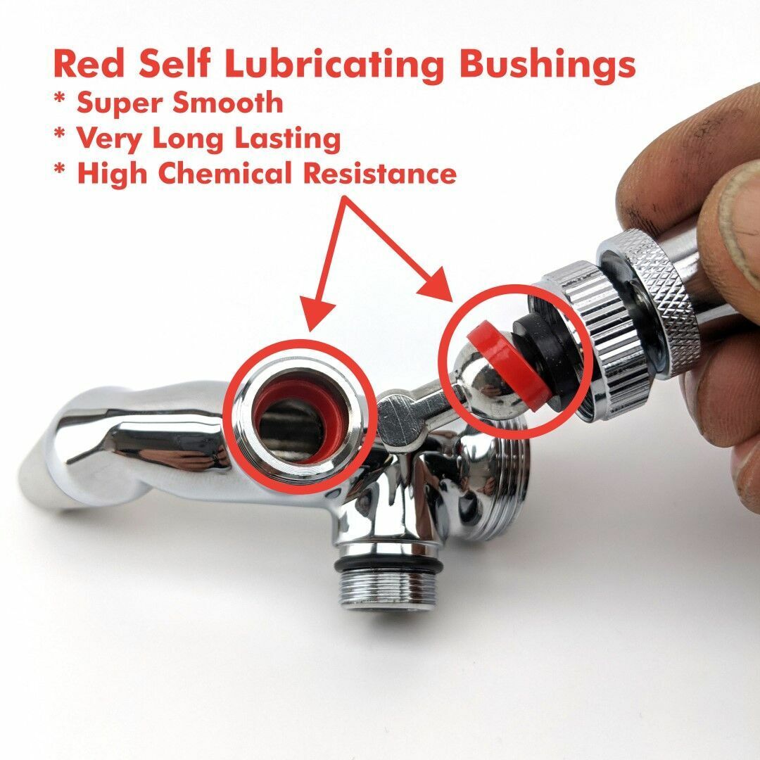 Nukatap - Flow Control - Stainless Steel Forward Sealing Tap - All Things Fermented | Home Brew Supplies Shop Wellington Kapiti NZ