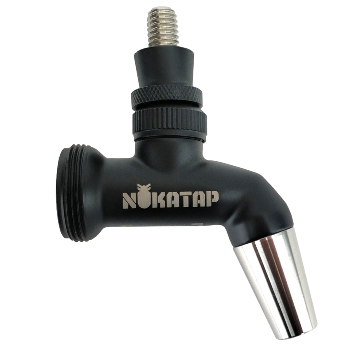 Nukatap Stainless Steel - Black - Punisher Edition - All Things Fermented | Home Brew Supplies Shop Wellington Kapiti NZ
