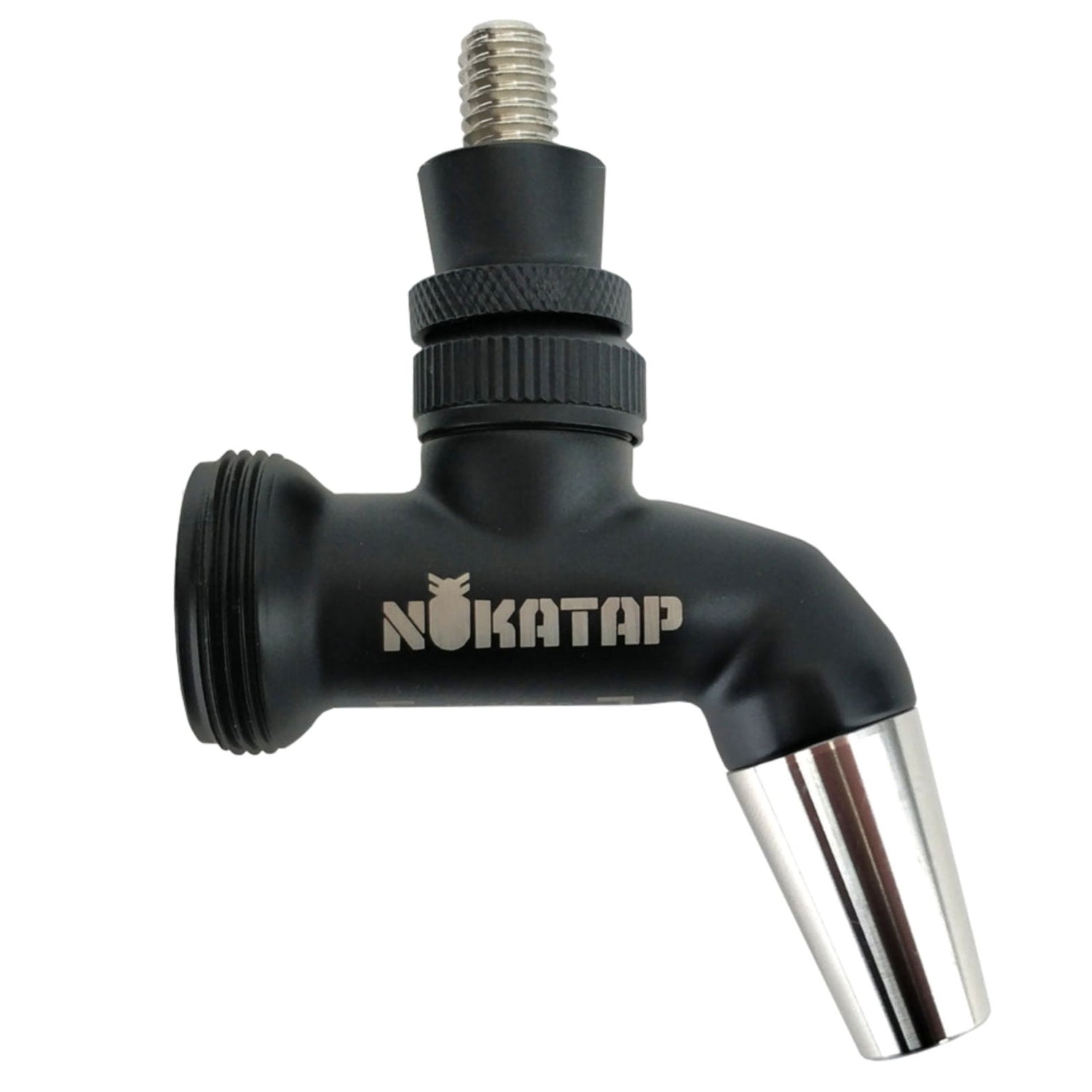 Nukatap Stainless Steel - Black - Punisher Edition - All Things Fermented | Home Brew Supplies Shop Wellington Kapiti NZ