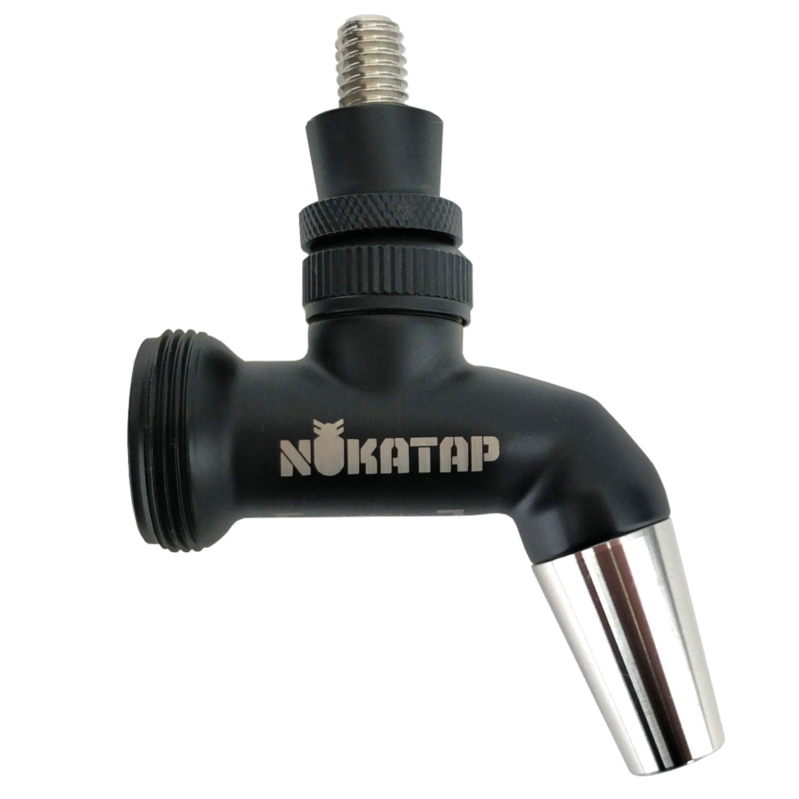 Nukatap Stainless Steel - Black - Punisher Edition - All Things Fermented | Home Brew Supplies Shop Wellington Kapiti NZ