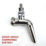 Nukatap Stainless Steel - Black - Punisher Edition - All Things Fermented | Home Brew Supplies Shop Wellington Kapiti NZ