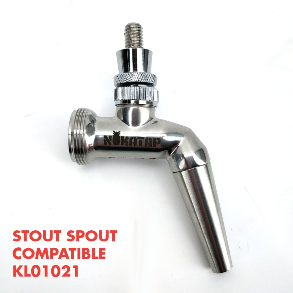 Nukatap Stainless Steel - Black - Punisher Edition - All Things Fermented | Home Brew Supplies Shop Wellington Kapiti NZ
