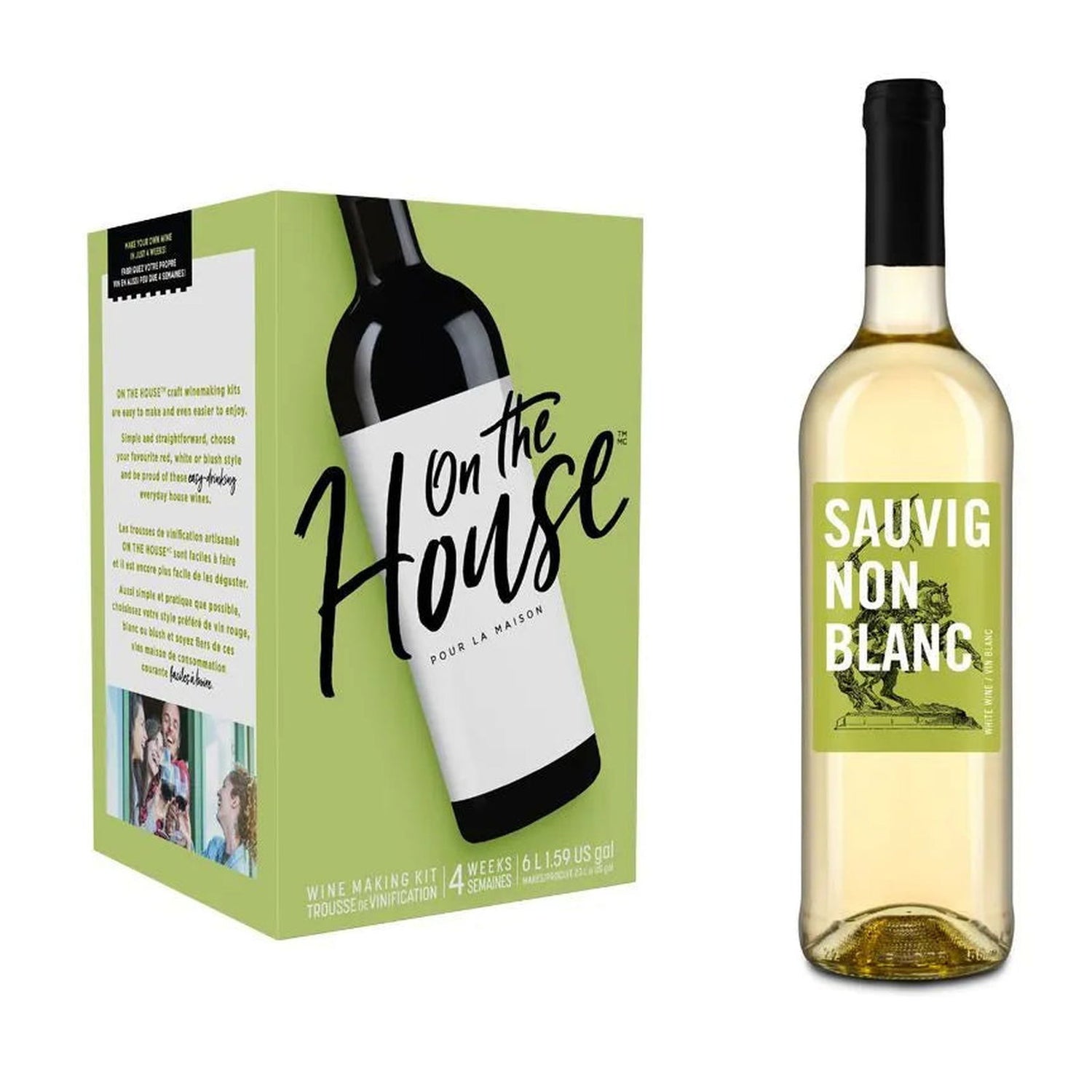 On The House Sauvignon Blanc Style - All Things Fermented | Home Brew Supplies Shop Wellington Kapiti NZ