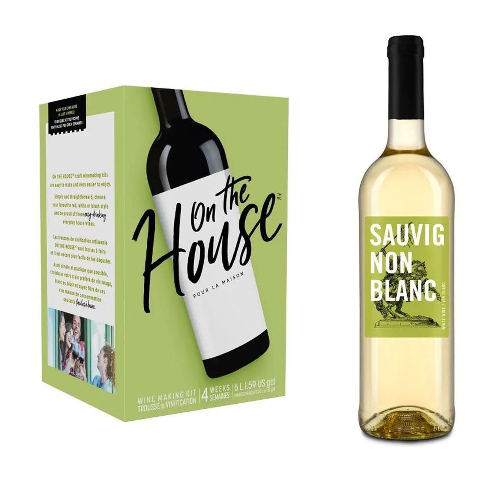 On The House Sauvignon Blanc Style - All Things Fermented | Home Brew Supplies Shop Wellington Kapiti NZ