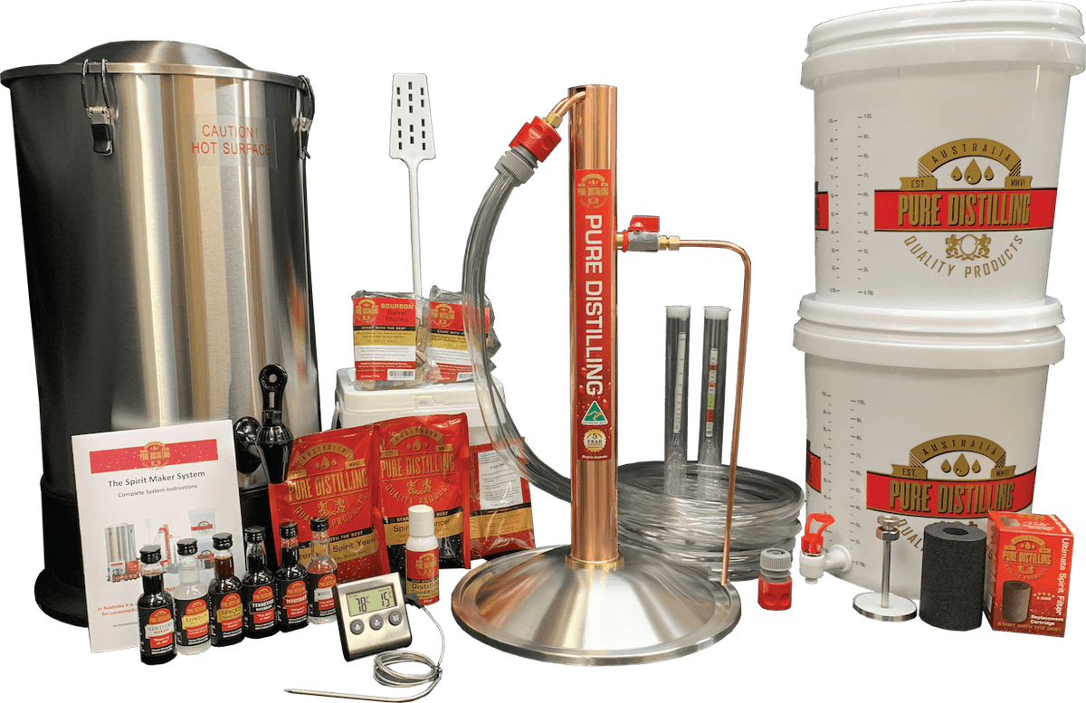 Pure Distilling Complete Reflux Kit - All Things Fermented | Home Brew Supplies Shop Wellington Kapiti NZ