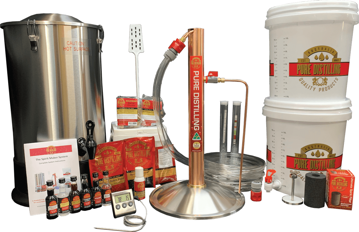 Pure Distilling Complete Reflux Kit - All Things Fermented | Home Brew Supplies Shop Wellington Kapiti NZ