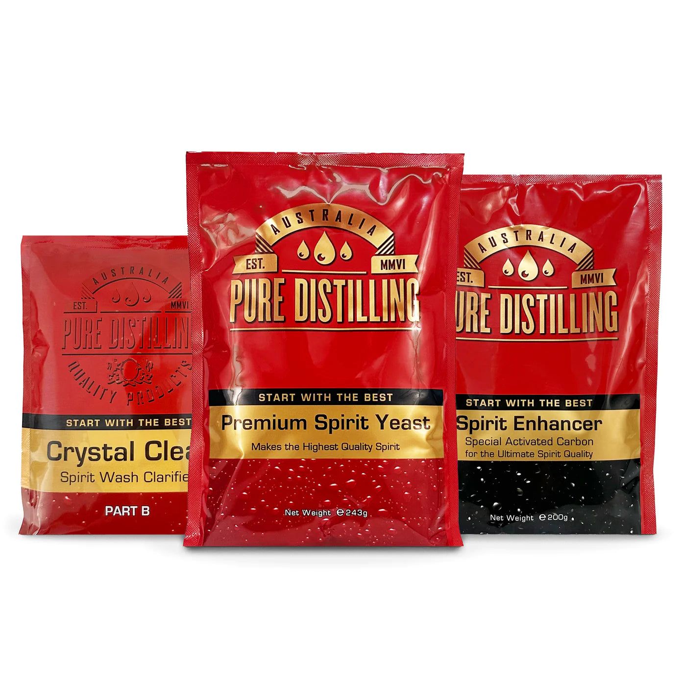 Pure Distilling Premium Wash Pack - All Things Fermented | Home Brew Supplies Shop Wellington Kapiti NZ