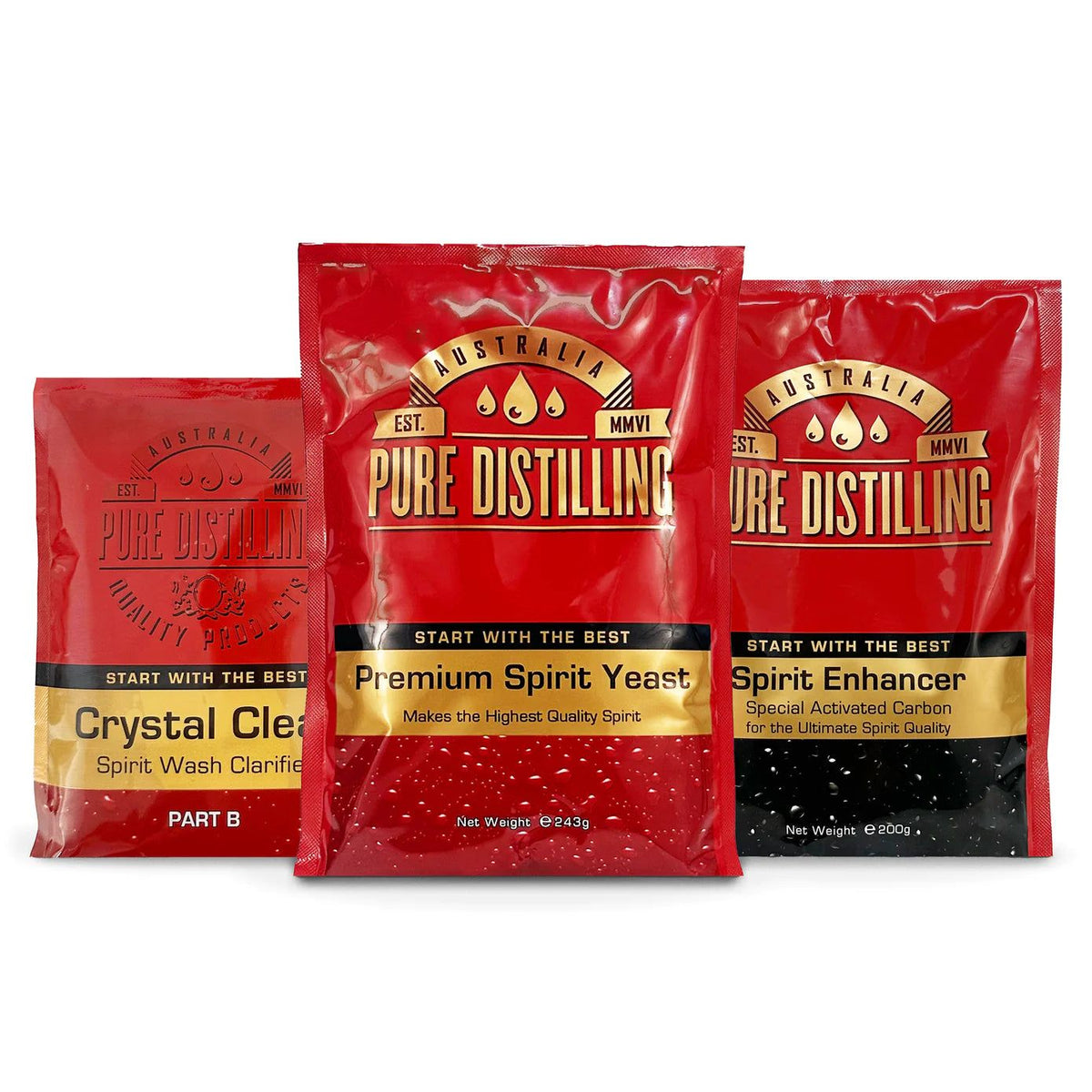 Pure Distilling Premium Wash Pack - All Things Fermented | Home Brew Supplies Shop Wellington Kapiti NZ