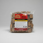 Packaged Rum Barrel Chunks with a visible label on a white background