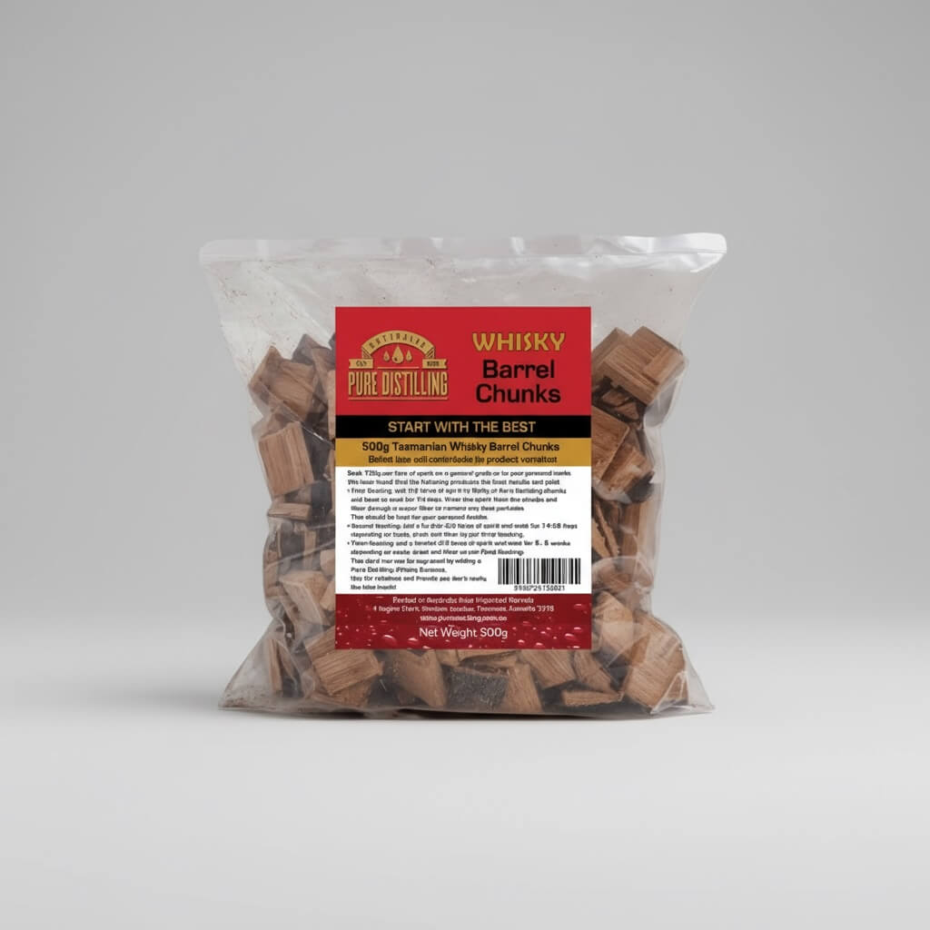 Pure Distilling Whisky TAS Barrel Chunks 500g