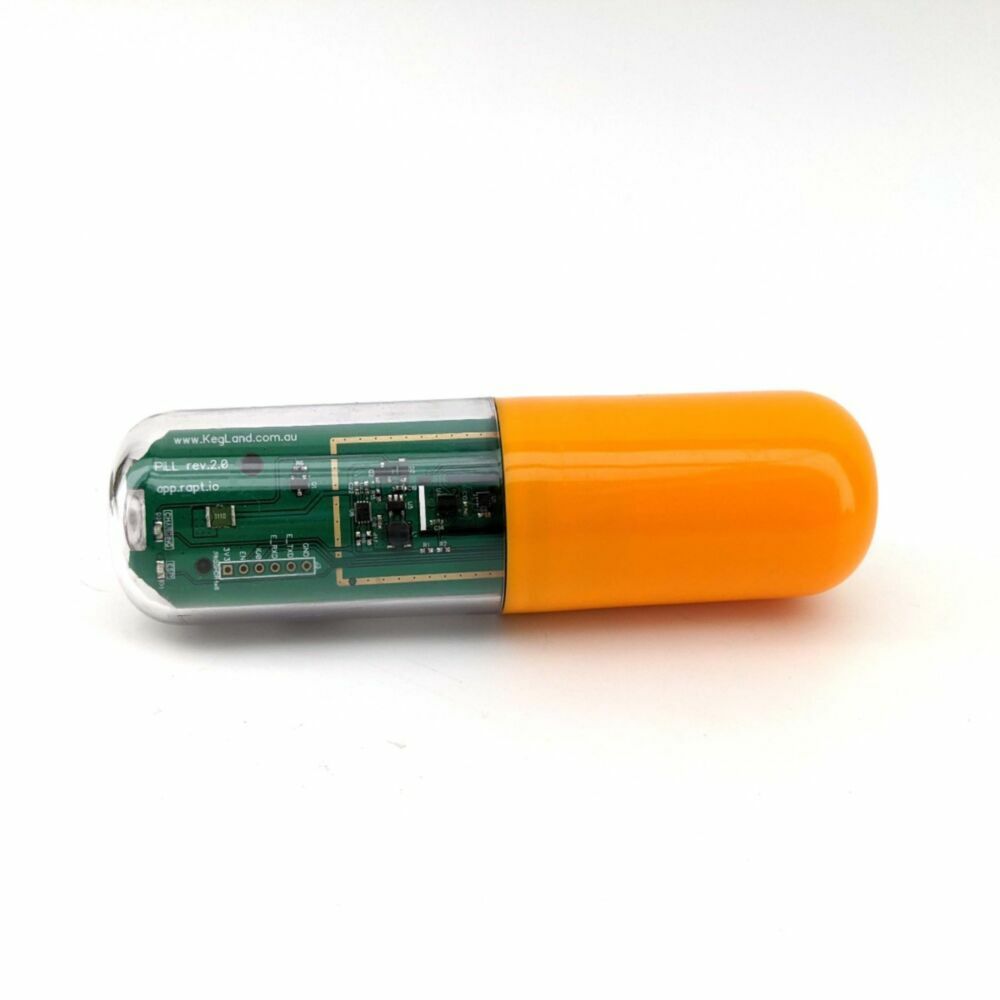 RAPT Pill (Yellow) - Hydrometer &amp; Thermometer (Wifi &amp; Bluetooth) - All Things Fermented | Home Brew Supplies Shop Wellington Kapiti NZ