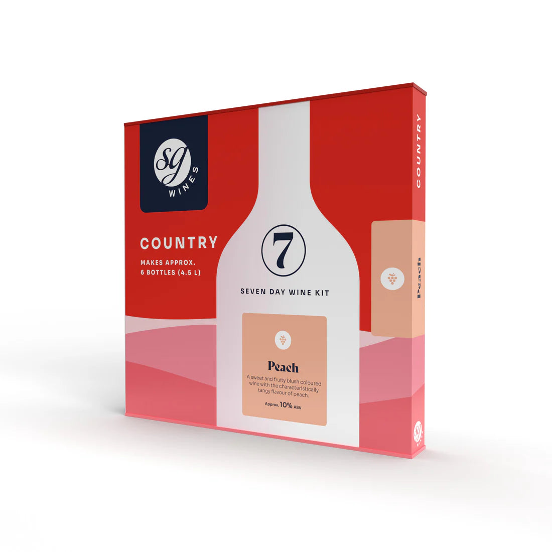 SG Wines Country Peach - 6 Bottle