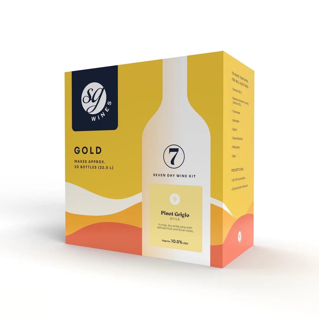 SG Wines Gold Pinot Grigio - 30 Bottle