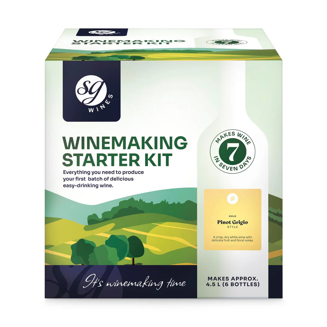 SG Wines Winemaking Starter Kit - 4.5L (6 Bottles) – Pinot Grigio