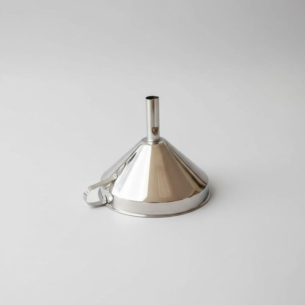 SS funnel on a light gray background