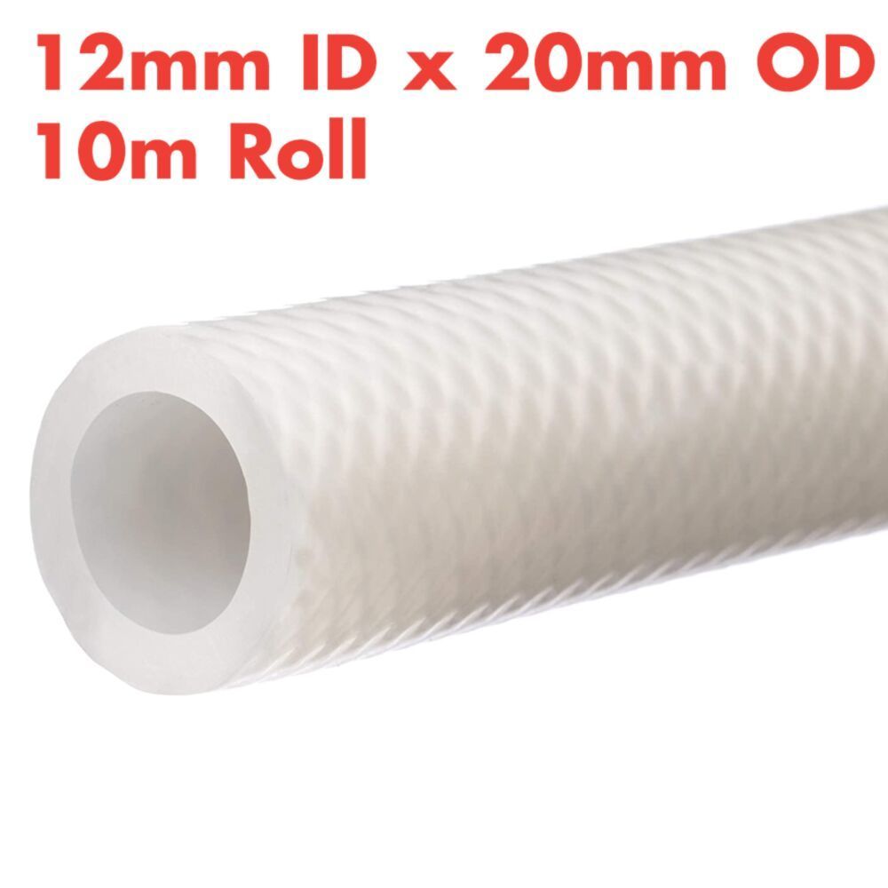 Silicone Hose - Braided Reinforced - 12mm ID x 20mm OD - All Things Fermented | Home Brew Supplies Shop Wellington Kapiti NZ