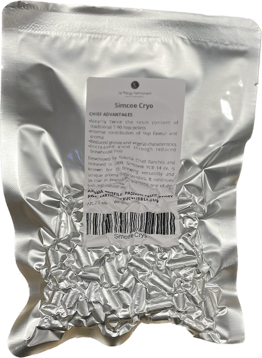 Simcoe Cryo Hops - 50g - All Things Fermented | Home Brew Supplies Shop Wellington Kapiti NZ