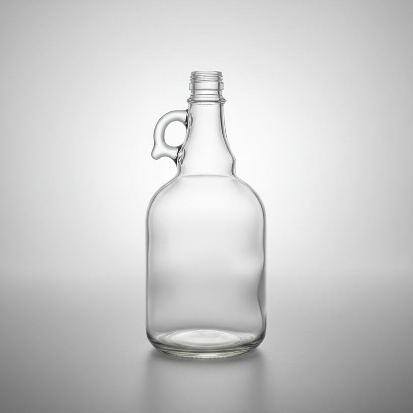 Glass Spirit Bottle & Plastic Screw Cap 1L