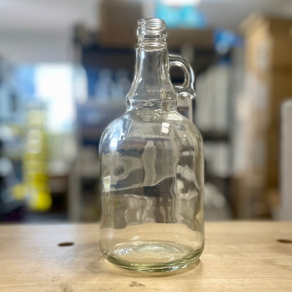 Glass Spirit Bottle & Plastic Screw Cap 1L