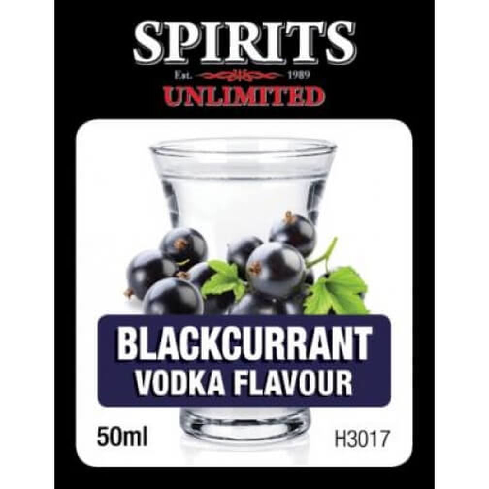 Spirits Unlimited Fruit Vodka - Blackcurrant - 50ml - All Things Fermented | Home Brew Supplies Shop Wellington Kapiti NZ