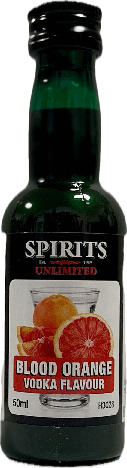 Spirits Unlimited Fruit Vodka - Blood Orange - 50ml - All Things Fermented | Home Brew Supplies Shop Wellington Kapiti NZ