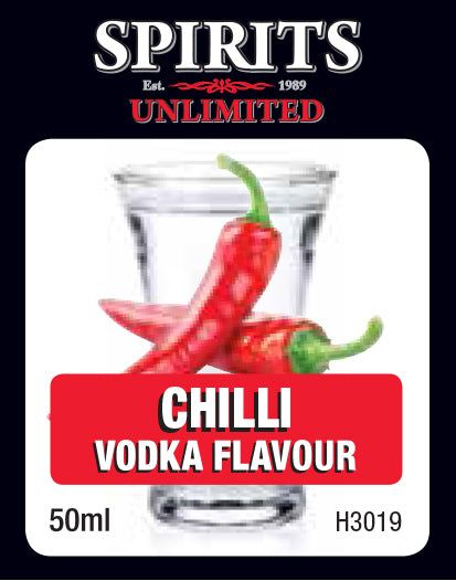 Spirits Unlimited Fruit Vodka - Chilli - 50ml - All Things Fermented | Home Brew Supplies Shop Wellington Kapiti NZ
