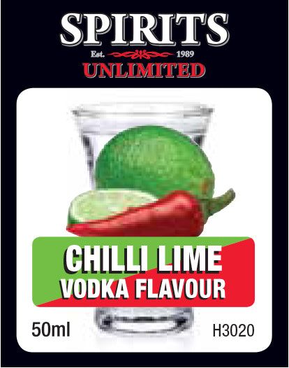 Spirits Unlimited Fruit Vodka - Chilli Lime - 50ml - All Things Fermented | Home Brew Supplies Shop Wellington Kapiti NZ