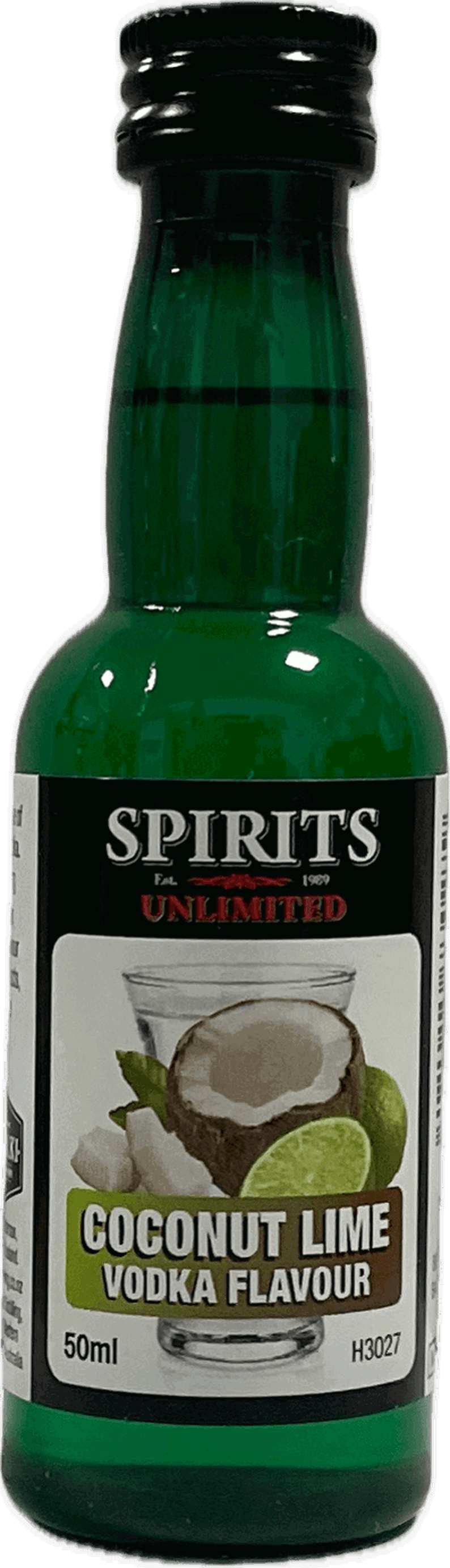 Spirits Unlimited Fruit Vodka - Coconut Lime - 50ml - All Things Fermented | Home Brew Supplies Shop Wellington Kapiti NZ